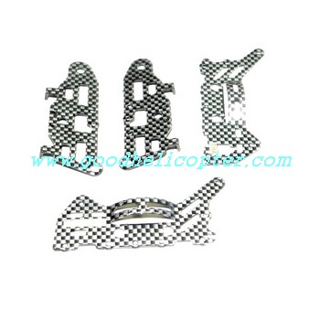 dfd-f102 helicopter parts metal frame set 4pcs - Click Image to Close